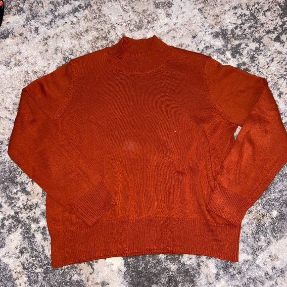 3/$15 Cozy Cotton Mock-Neck Sweater - Picture 2 of 5